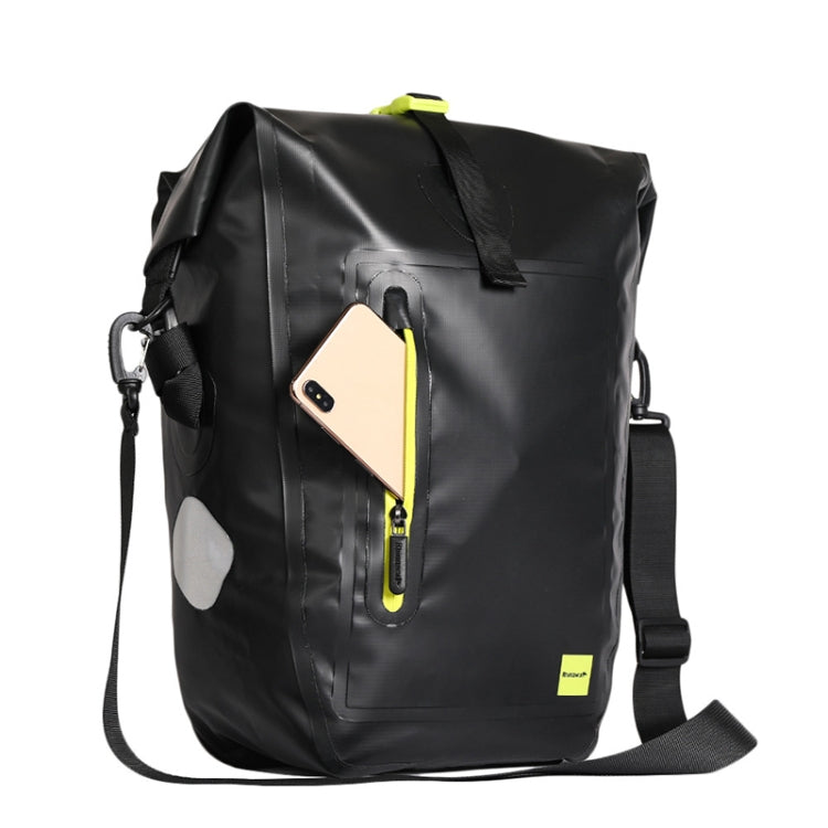 Rhinowalk Bicycle Backpack Full Waterproof Shelf Bag 25L Unilateral Frame Bag Long-distance Travel Bicycle Bag