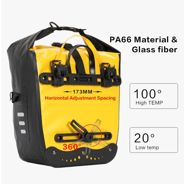 Rhinowalk Bicycle Fully Waterproof Shelf Backpack Medium and Long-distance Cycling Equipment Bag