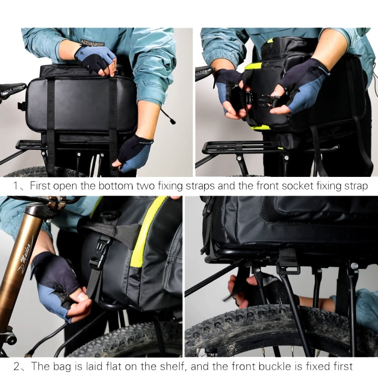 Rhinowalk Bike Rear Carrying Bag Mountain Bike Medium and Long-distance Riding Waterproof Bike Bag