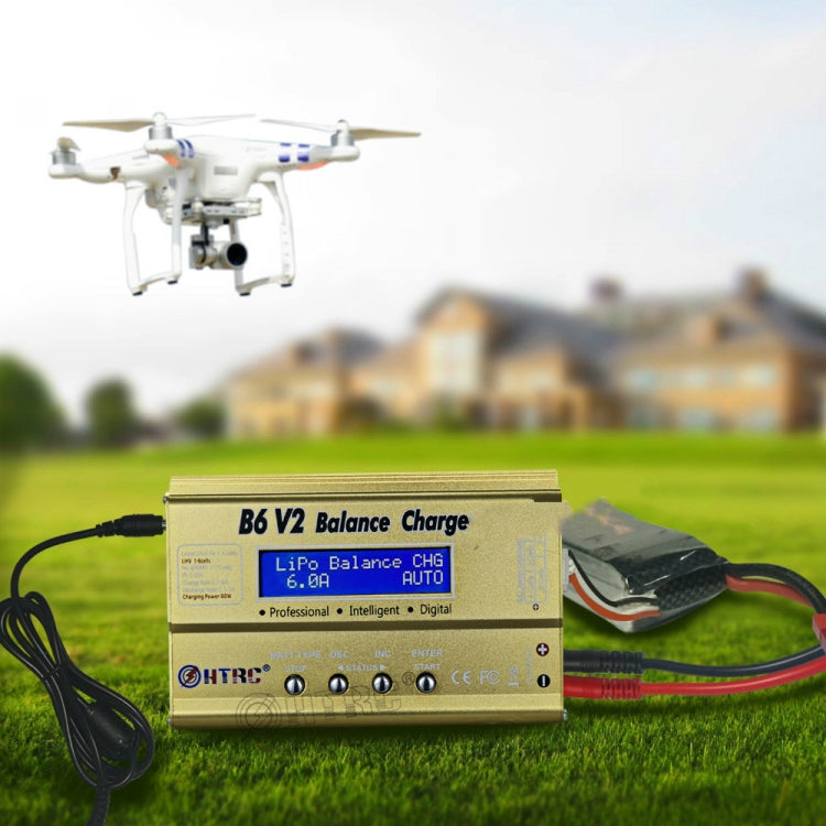 HTRC B6 V2 Model Airplane Charger Smart Balance Charger,