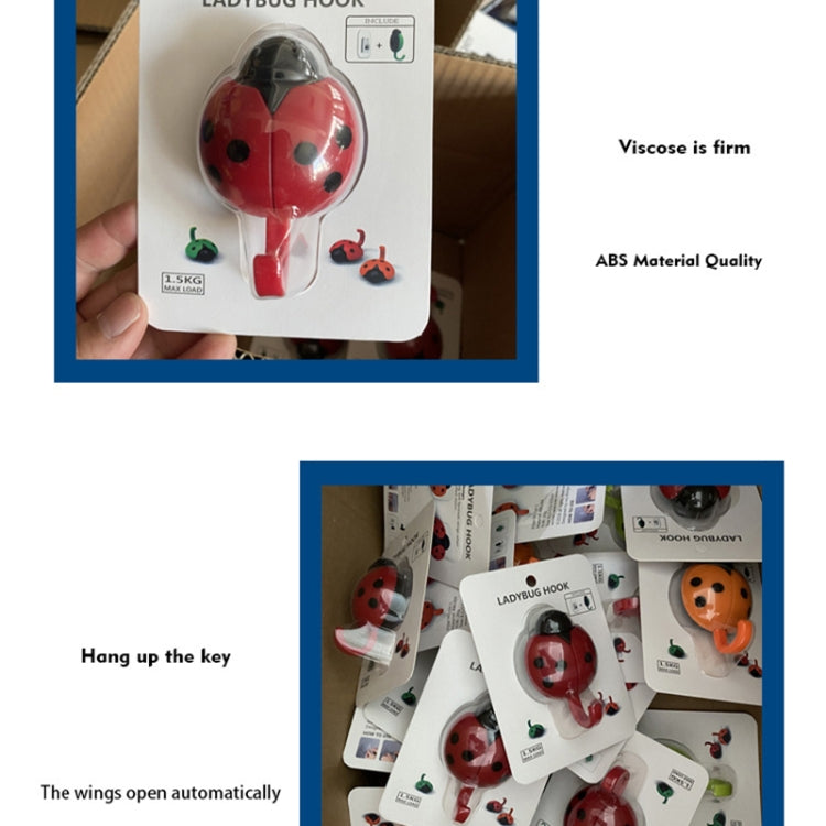 Creative Cute Beetle Key Hook Gravity Sensor Wings Automatically Open Hook