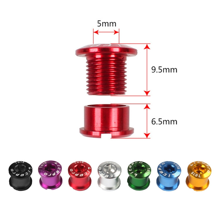 5 PCS Litepro Mountain Bike Bicycle Plate Nail Sprocket Plate Screw Folding Bike Modified Single Plate Nail