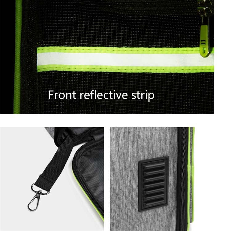 Full Net Breathable Pet Backpack For Easy Going Out Pet Backpack