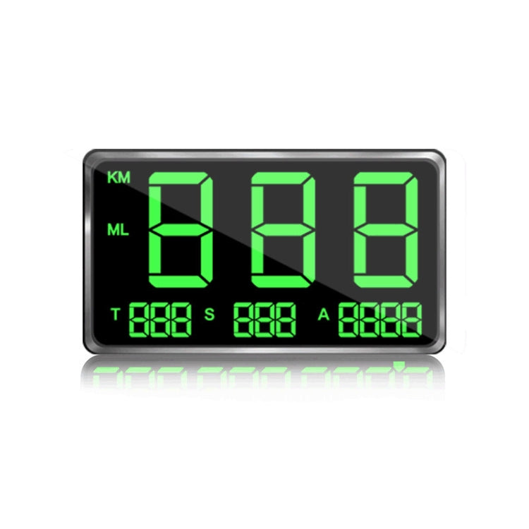 Kingneed C80 4.5inch HUD Car Head-up Display GPS Speed Meter Overspeed Alarm Mileage Altitude Clock