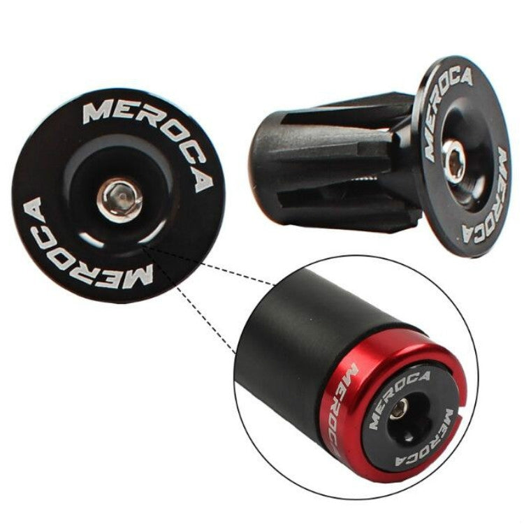 1pair MEROCA Mountain Bike Expansion Lock Bar Plug Road Bike Bicycle Bar Plug End Cover