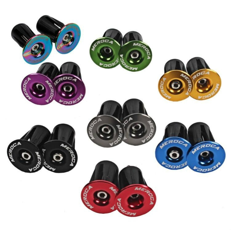 1pair MEROCA Mountain Bike Expansion Lock Bar Plug Road Bike Bicycle Bar Plug End Cover