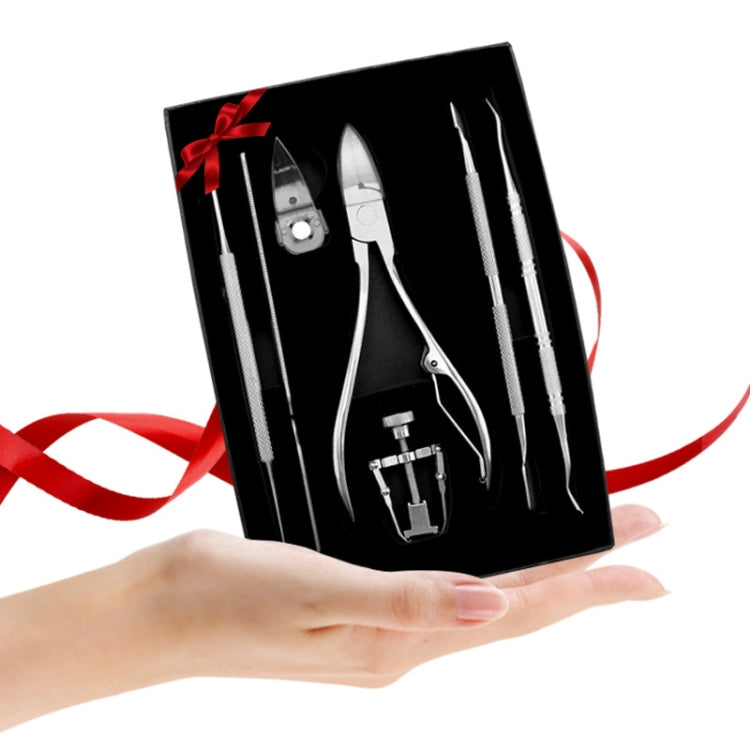 7 In 1 Stainless Steel Chick Pliers Nail Clippers Corrector Nail Picker Tool