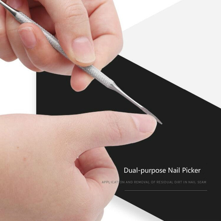 7 In 1 Stainless Steel Chick Pliers Nail Clippers Corrector Nail Picker Tool