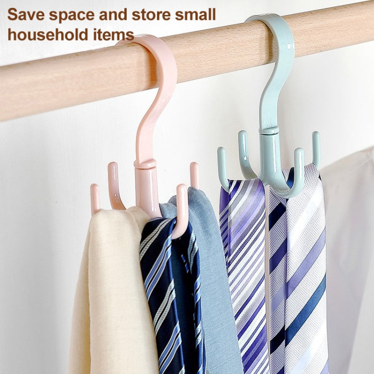 Rotatable Tie Belt Wardrobe Storage Hook
