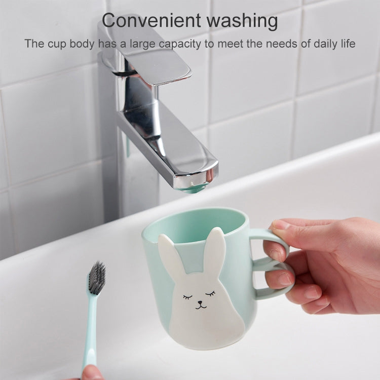 Creative Cute Mouthwash Cup Household Brushing Cup Plastic Children Cup with Handle