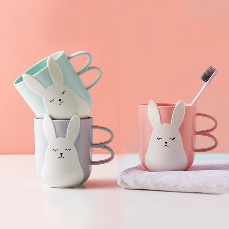 Creative Cute Mouthwash Cup Household Brushing Cup Plastic Children Cup with Handle