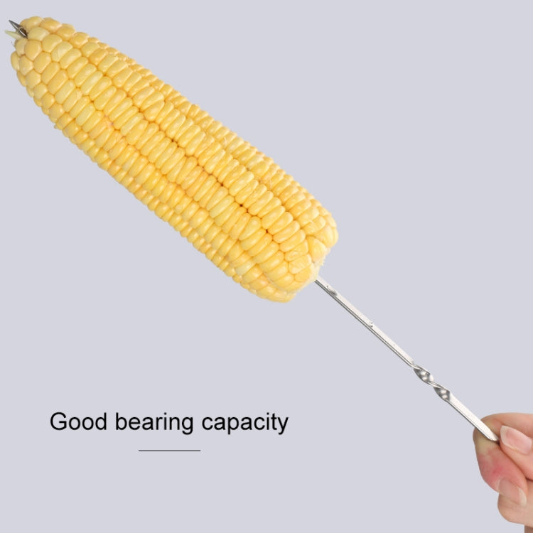 10pcs / Set Metal Square Flat Barbecue Stick BBQ Skewers