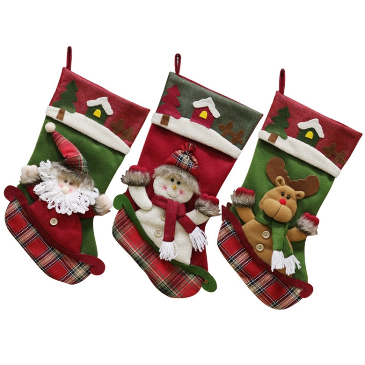 Christmas Socks Gift Bag Christmas Tree Pendant Decoration