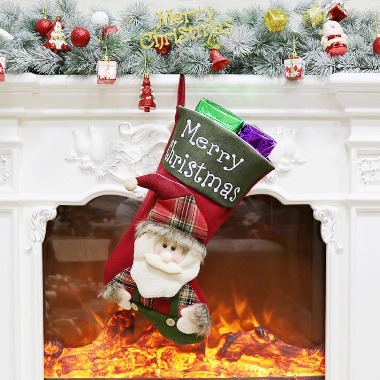 Christmas Socks Gift Bag Christmas Ornaments Gifts Candy Socks Pendant