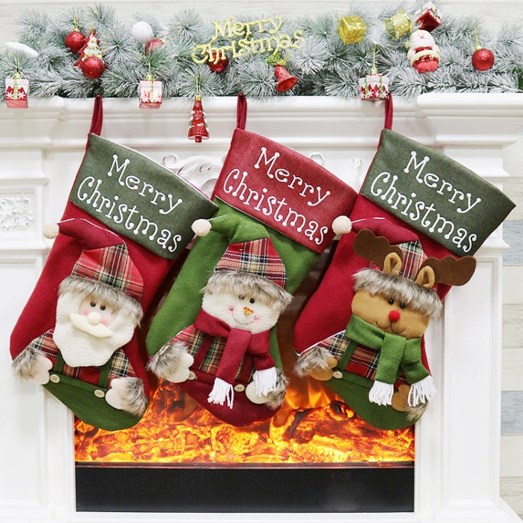 Christmas Socks Gift Bag Christmas Ornaments Gifts Candy Socks Pendant