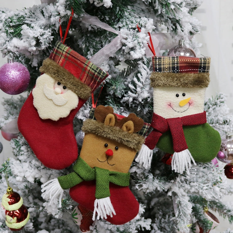 Christmas Socks Gift Bag Christmas Tree Pendant Decoration Socks Creative Christmas Gifts
