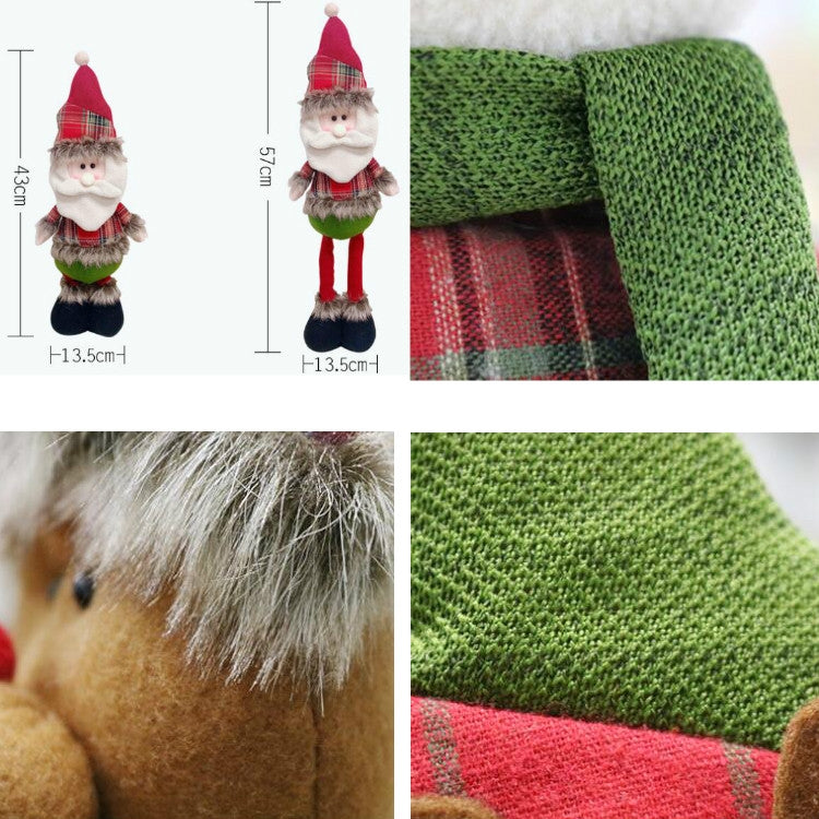 Christmas Decoration Ornaments Christmas Party Decoration Retractable Doll