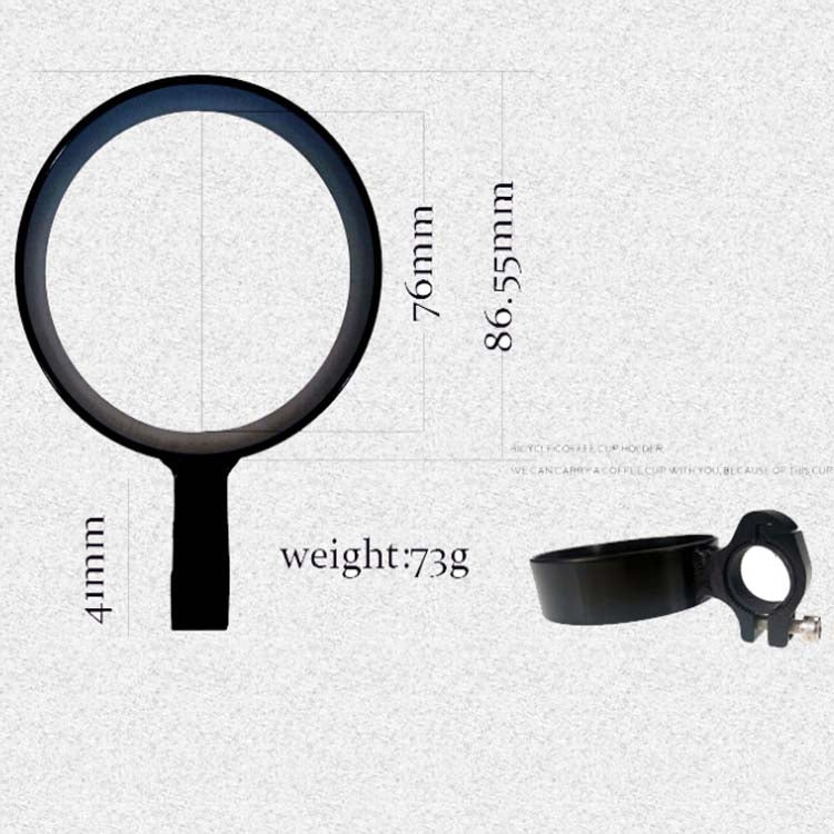 Cycling Bicycle Coffee Cup Holder Milk Tea Cup Holder Aluminum Alloy Bottle Holder