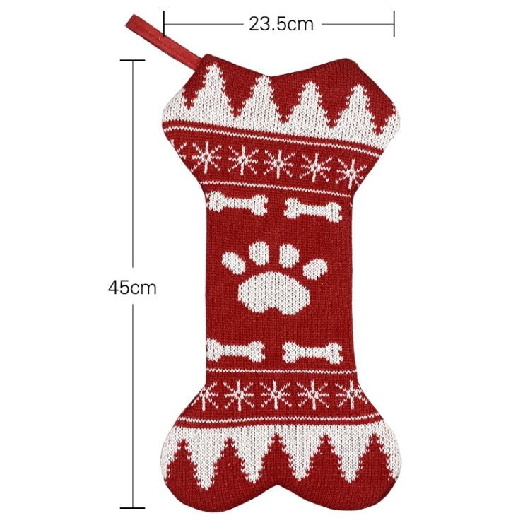 Christmas Decorations Christmas Bone Socks Gift Bag Pendant