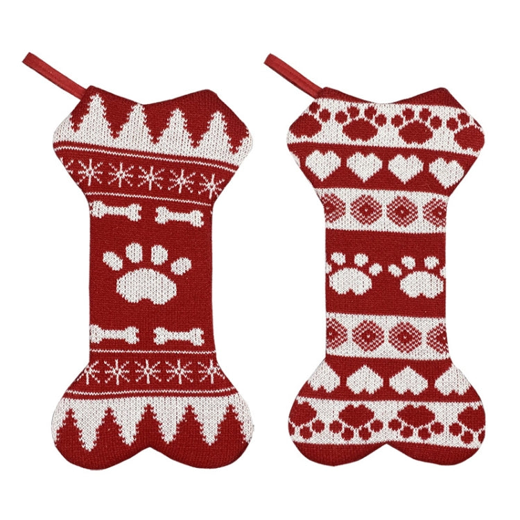 Christmas Decorations Christmas Bone Socks Gift Bag Pendant