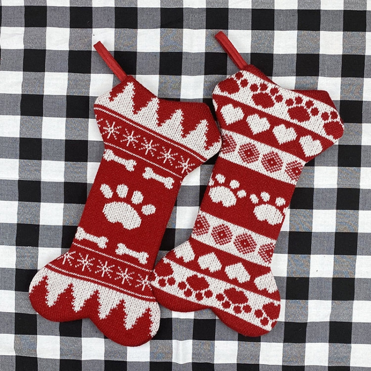 Christmas Decorations Christmas Bone Socks Gift Bag Pendant