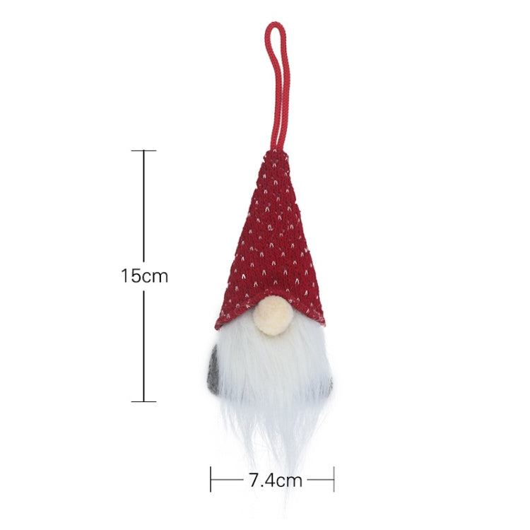 Christmas Decorations Faceless Doll Pendant Old Man Doll Pendant