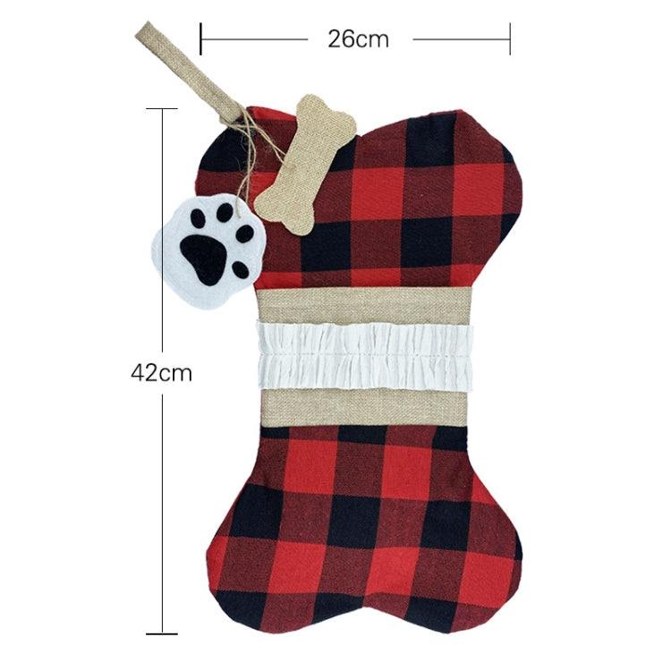Christmas Decorations Christmas Socks Gift Bags Bones Pets Pendants
