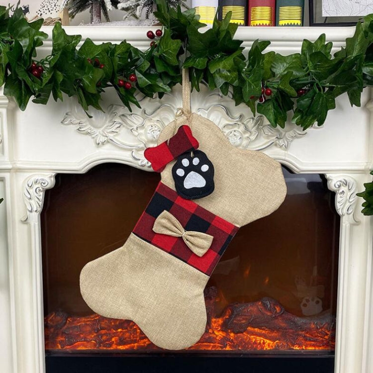 Christmas Decorations Christmas Socks Gift Bags Bones Pets Pendants
