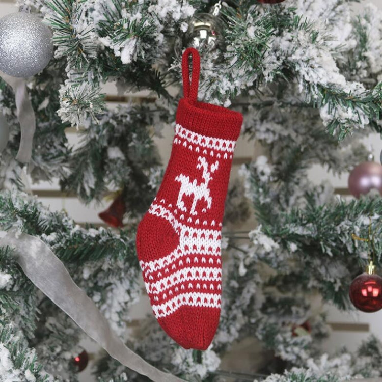 Christmas Decorations Christmas Socks Knitted Wool Socks Gift Bags