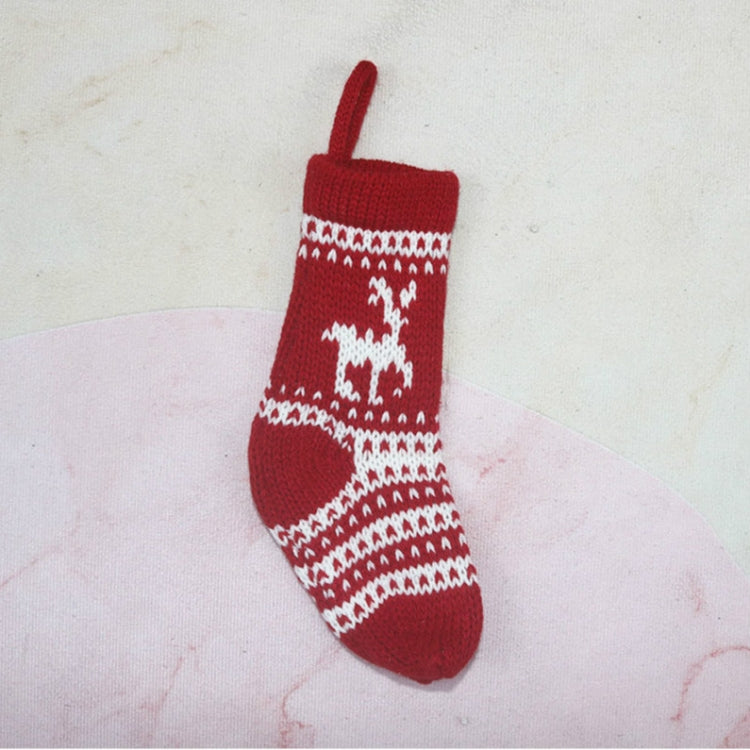 Christmas Decorations Christmas Socks Knitted Wool Socks Gift Bags