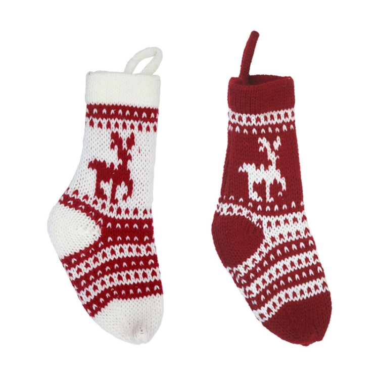 Christmas Decorations Christmas Socks Knitted Wool Socks Gift Bags