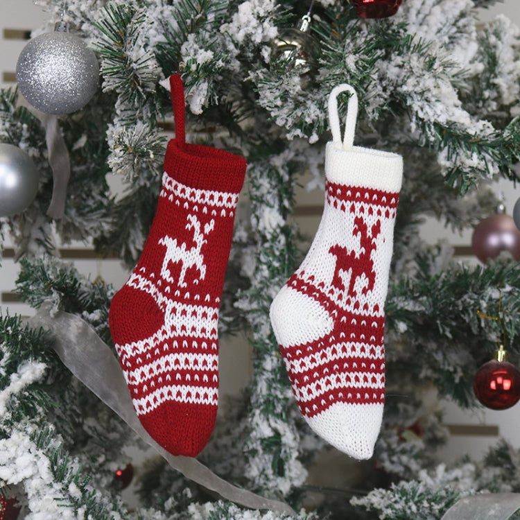 Christmas Decorations Christmas Socks Knitted Wool Socks Gift Bags