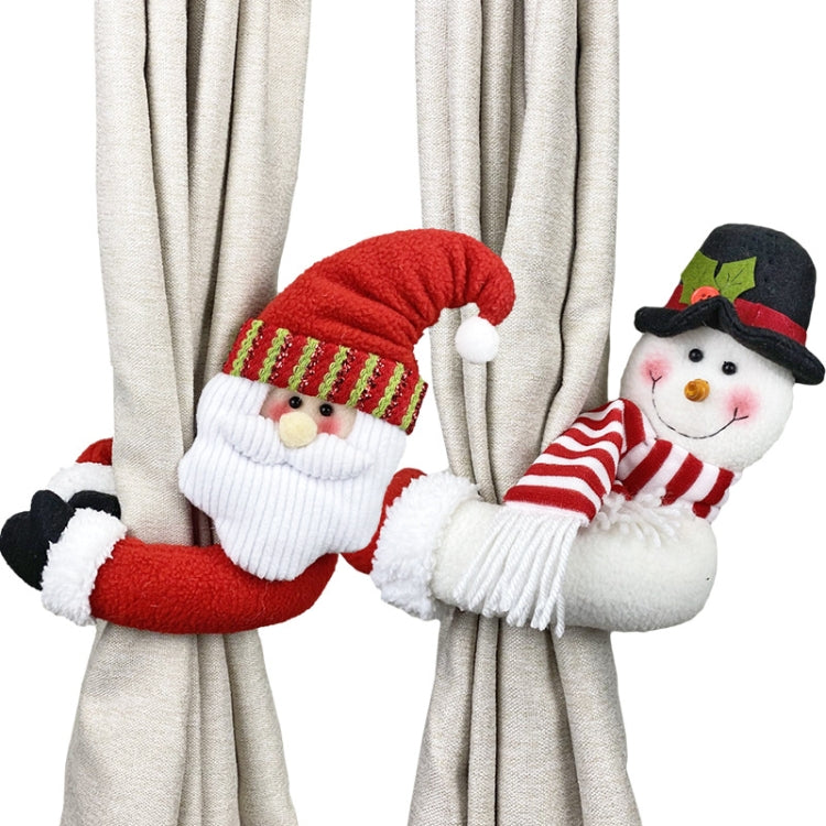 Christmas Creative Curtain Buckle Cartoon Doll Decoration Hotel Restaurant Decoration Doll Buckle Window Pendant