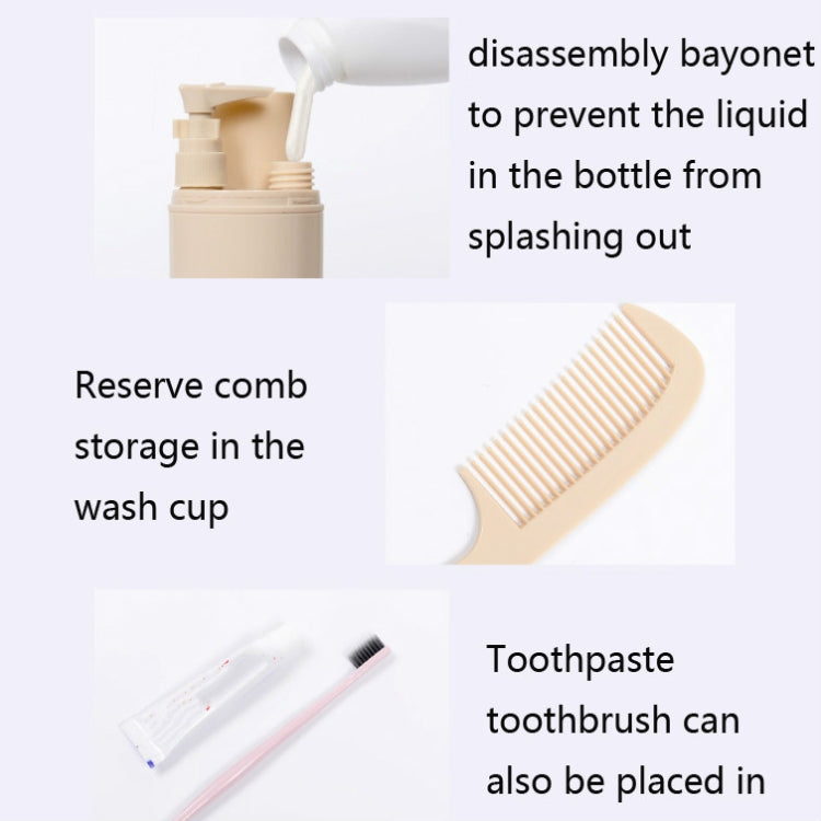 ETRAVEL Travel Toiletry Four-piece Set Travel Toothbrush Case