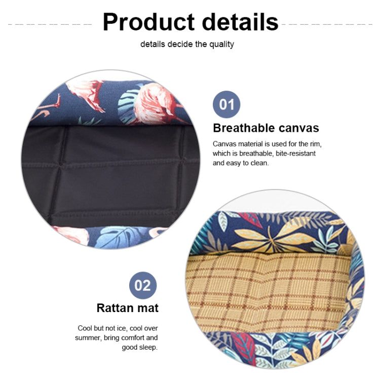 Summer Pet Non-removable Side Dog Mat Pet Bed