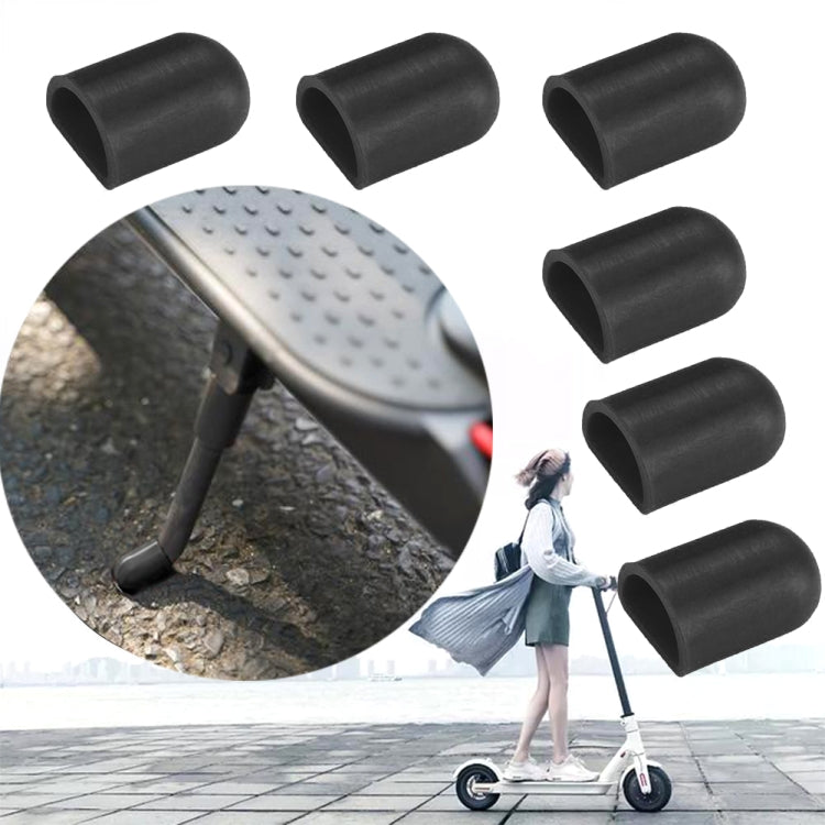 6 PCS For Xiaomi Mijia M365 Electric Scooter Accessories Tripod Foot Support Silicone Cover