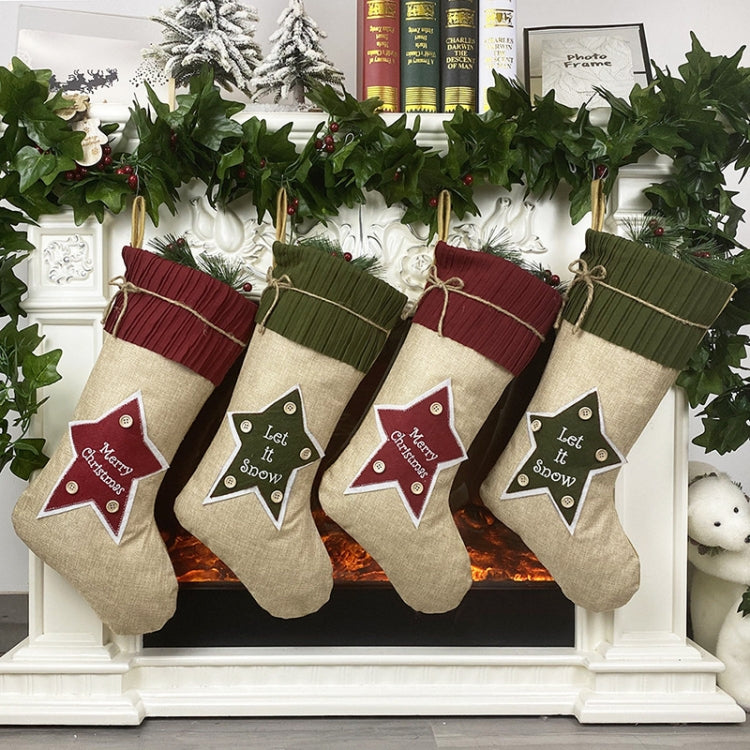 Christmas Ornaments Christmas Stocking Gift Bag Candy Bag