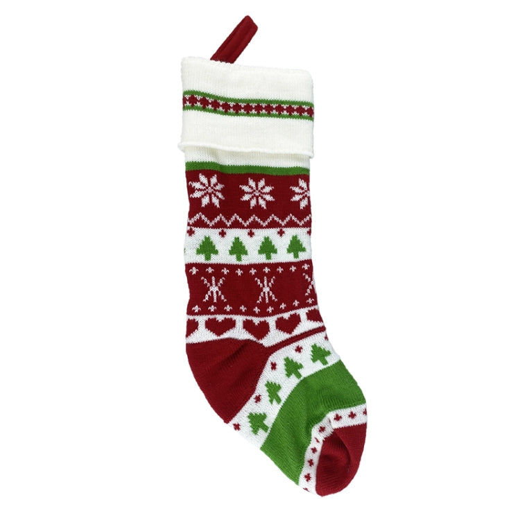 Christmas Decoration Christmas Woolen Socks Gift Bags Children Candy Bags