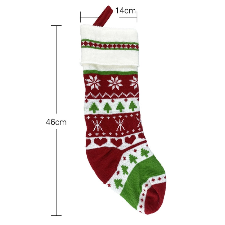 Christmas Decoration Christmas Woolen Socks Gift Bags Children Candy Bags