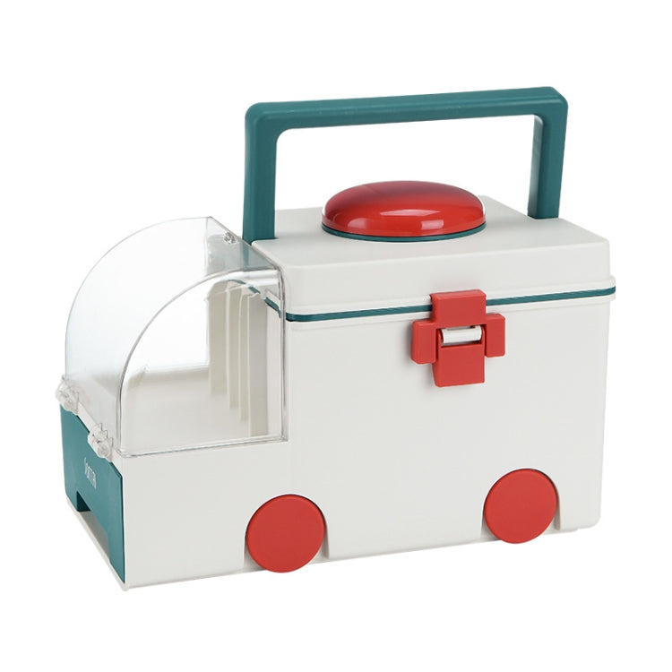 Ambulance First Aid Box Family Medicine Box Household Large Double-layer Medicine Box