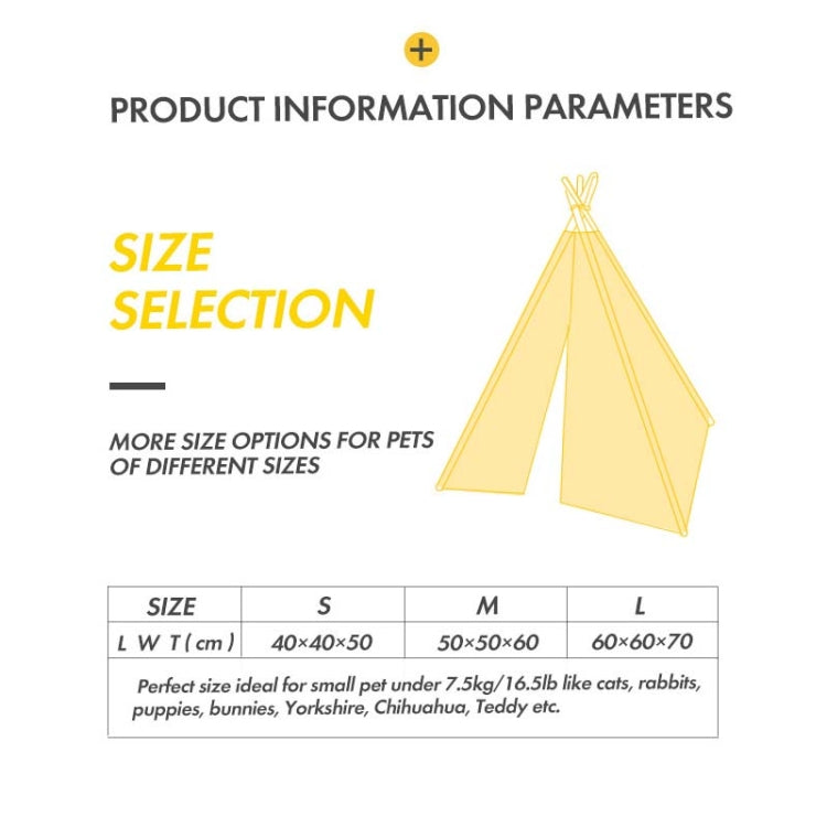 Pure White Pet Tent Nest For Small And Medium Dogs and Cats Foldable Playhouse