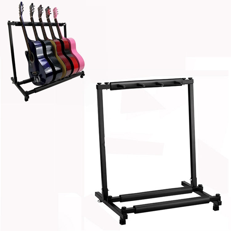 Foldable Long Metal Guitar Display Stand Shelf