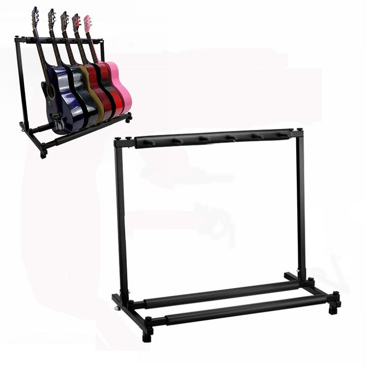 Foldable Long Metal Guitar Display Stand Shelf