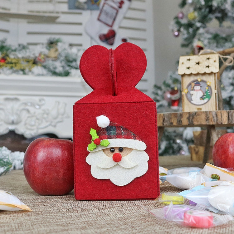 Foldable Apple Gift Packaging Bag Creative Non-Woven Bag Christmas Decoration