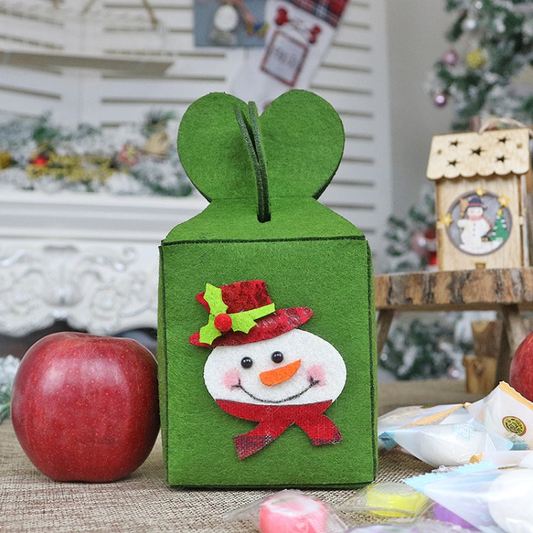 Foldable Apple Gift Packaging Bag Creative Non-Woven Bag Christmas Decoration