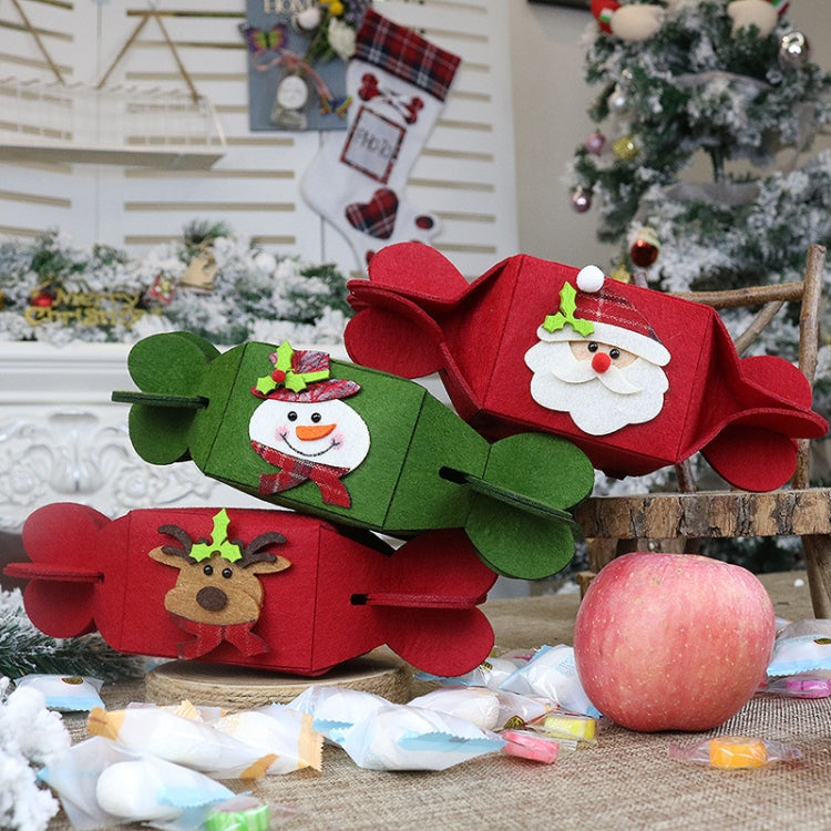 Folding Candy Gift Packaging Bag Non-Woven Bag Christmas Decoration Gift Bag