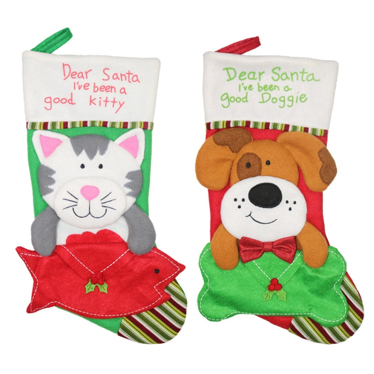 Christmas Ornaments Dog Cat Envelope Socks Christmas Tree Decorations Gift Bag