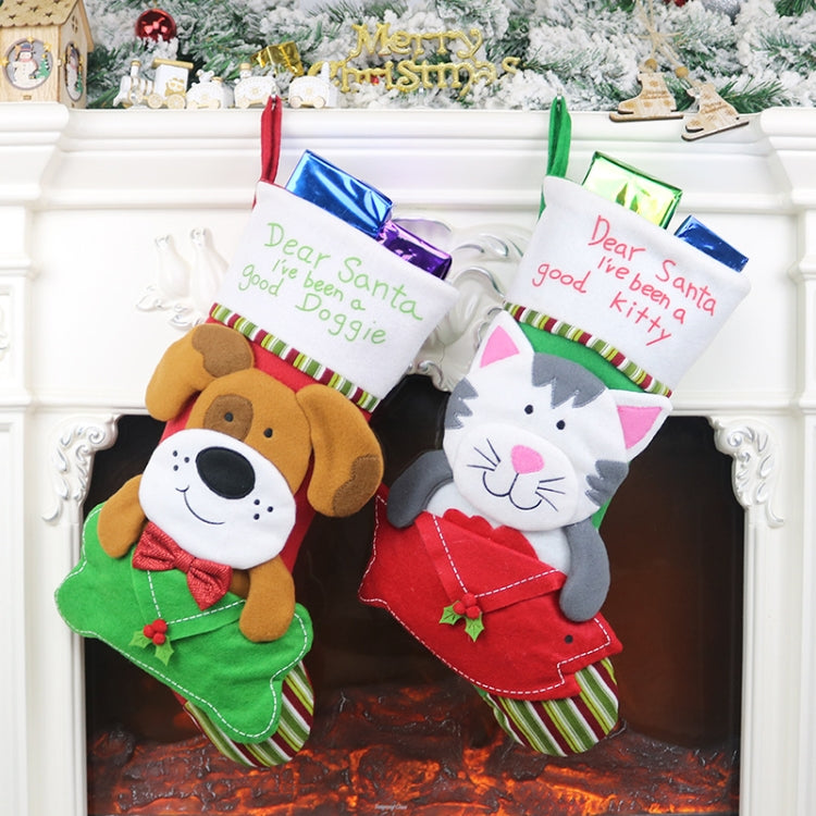 Christmas Ornaments Dog Cat Envelope Socks Christmas Tree Decorations Gift Bag