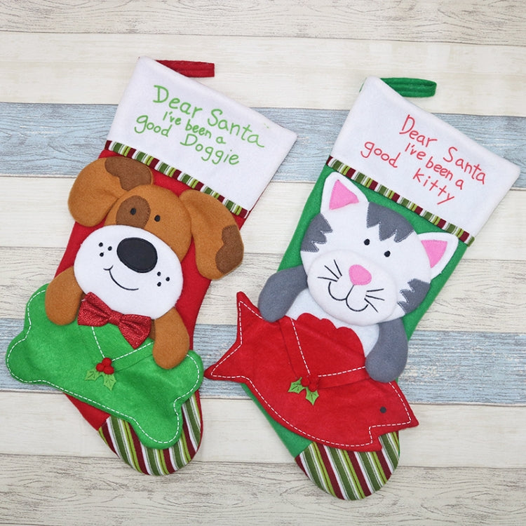 Christmas Ornaments Dog Cat Envelope Socks Christmas Tree Decorations Gift Bag