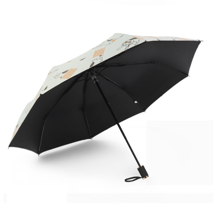 Small Fresh Sun and Rain Dual-use Folding Sunshade UV Protection Sunscreen Umbrella